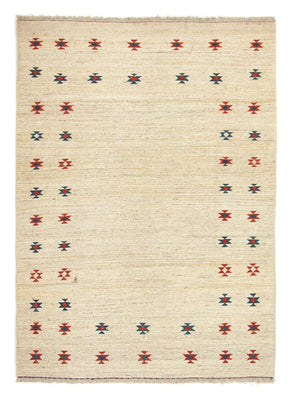 Gabbeh-matta - persisk - 206 x 150 cm - beige