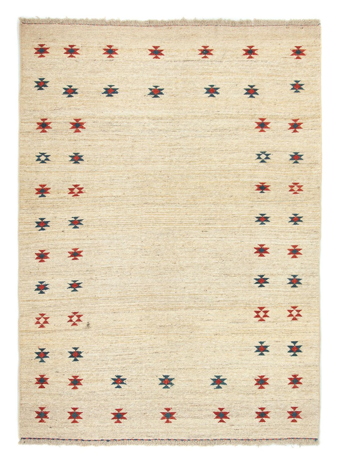 Gabbeh-matta - persisk - 206 x 150 cm - beige