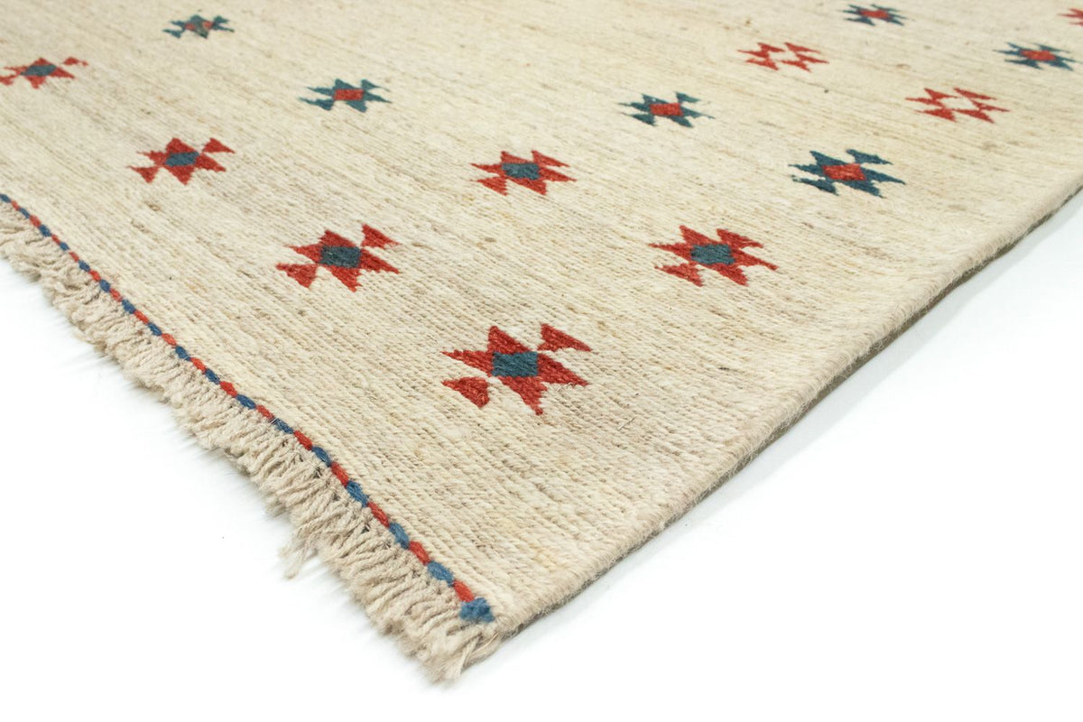 Gabbeh-matta - persisk - 206 x 150 cm - beige