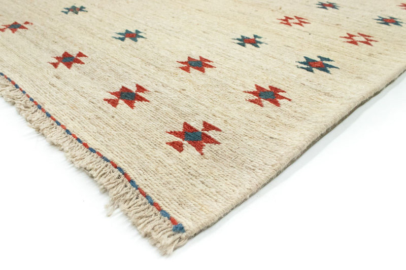 Gabbeh-matta - persisk - 206 x 150 cm - beige