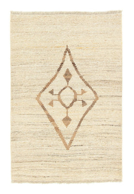 Gabbeh-matta - persisk - 148 x 96 cm - beige