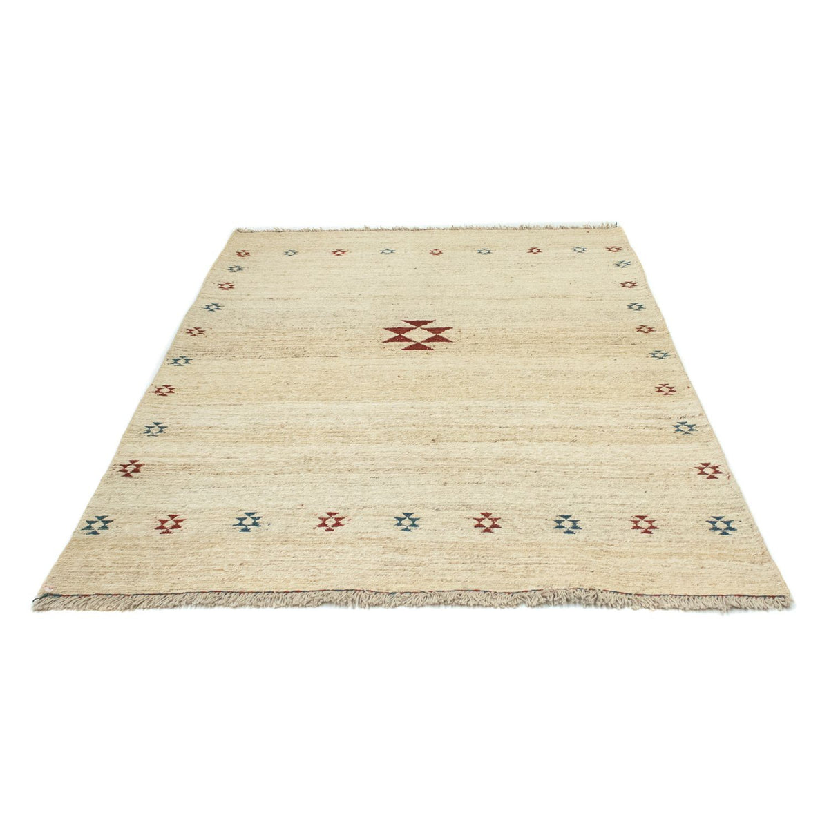 Gabbeh-matta - persisk - 192 x 148 cm - beige