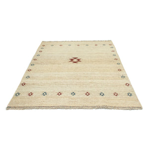 Gabbeh-matta - persisk - 192 x 148 cm - beige
