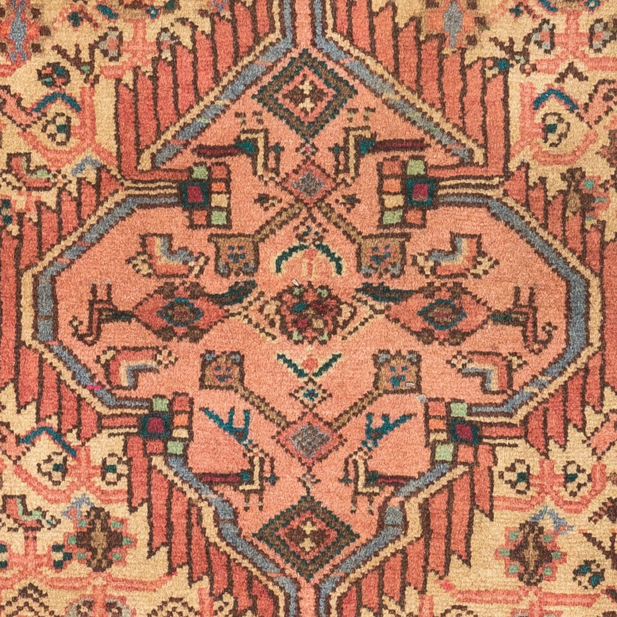 Persisk matta - Nomadic - 130 x 80 cm - ljusröd