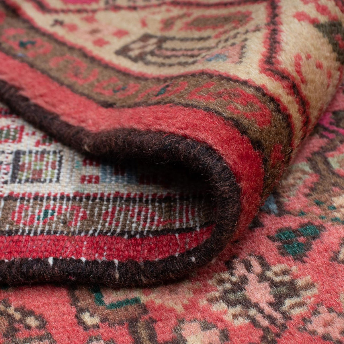 Persisk matta - Nomadic - 125 x 80 cm - ljusröd