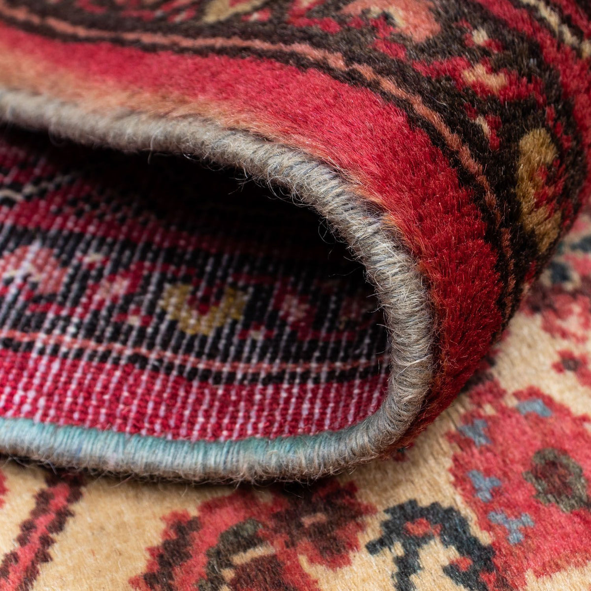 Persisk matta - Nomadic - 132 x 77 cm - röd