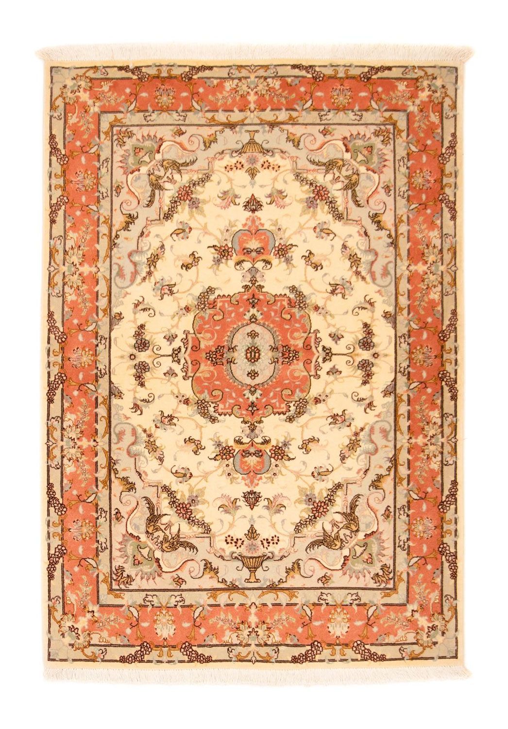Persisk matta - Tabriz - Royal - 148 x 101 cm - beige