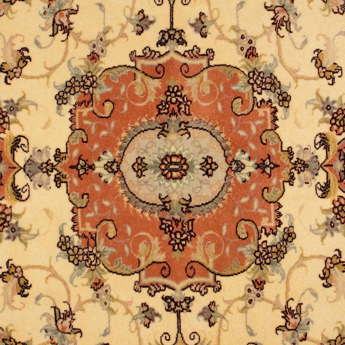 Persisk matta - Tabriz - Royal - 148 x 101 cm - beige