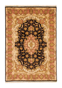 Persisk matta - Tabriz - Royal - 154 x 94 cm - svart