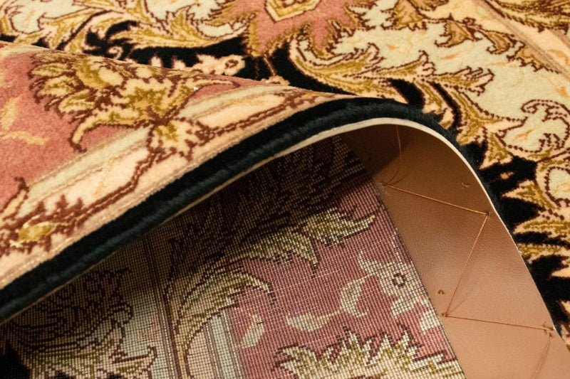 Persisk matta - Tabriz - Royal - 154 x 94 cm - svart
