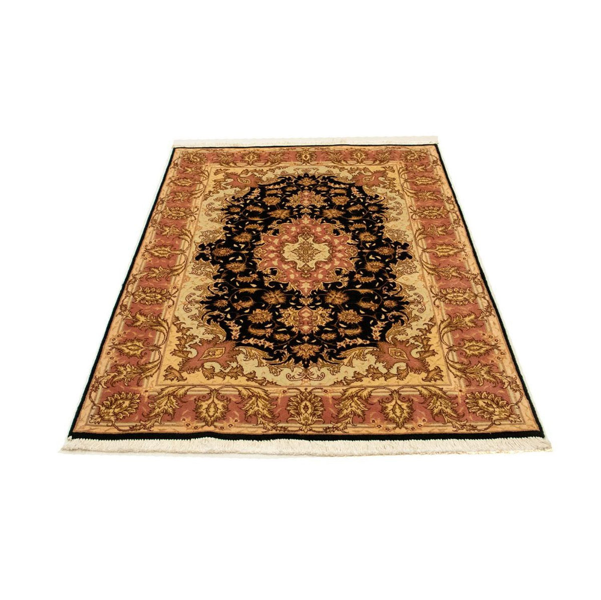 Persisk matta - Tabriz - Royal - 154 x 94 cm - svart