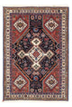 Gabbeh-matta - Kashkuli Persiska - 145 x 105 cm - mörkblå