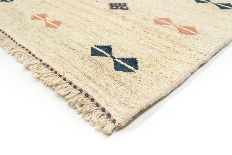 Gabbeh-matta - persisk - 196 x 148 cm - beige