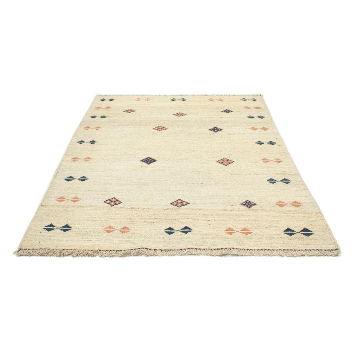 Gabbeh-matta - persisk - 196 x 148 cm - beige