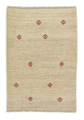 Gabbeh-matta - persisk - 145 x 100 cm - beige