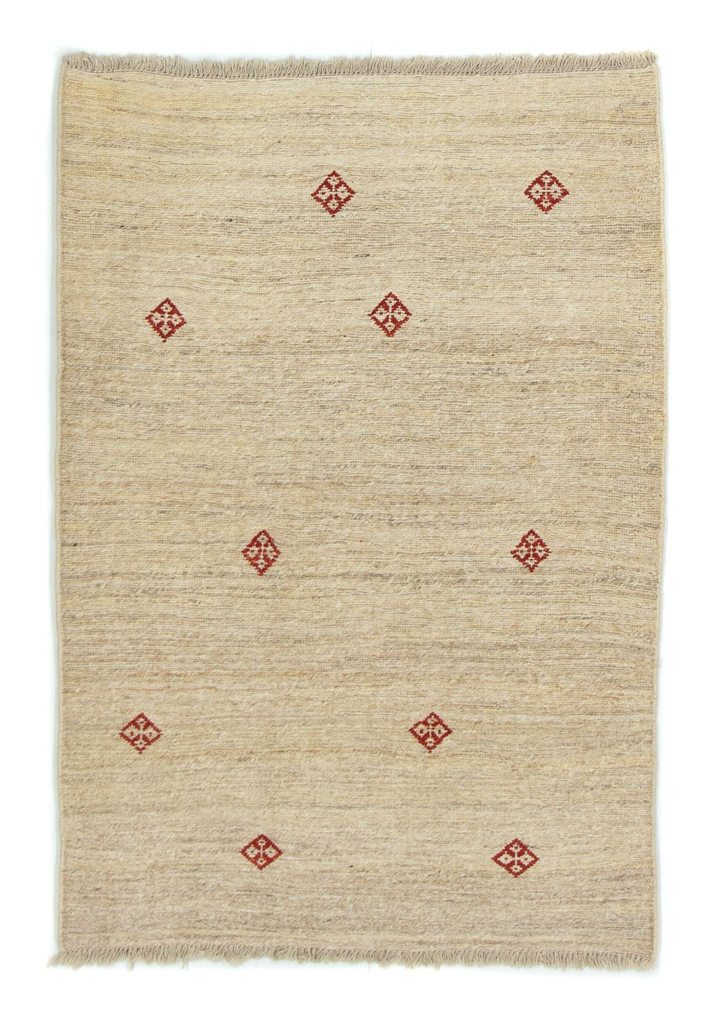 Gabbeh-matta - persisk - 145 x 100 cm - beige
