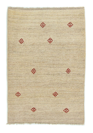Gabbeh-matta - persisk - 145 x 100 cm - beige