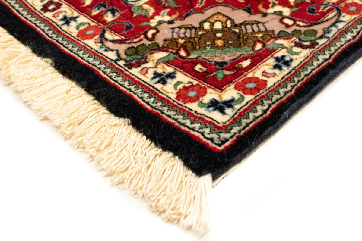 Persisk matta - Ghom - 163 x 107 cm - mörkblå