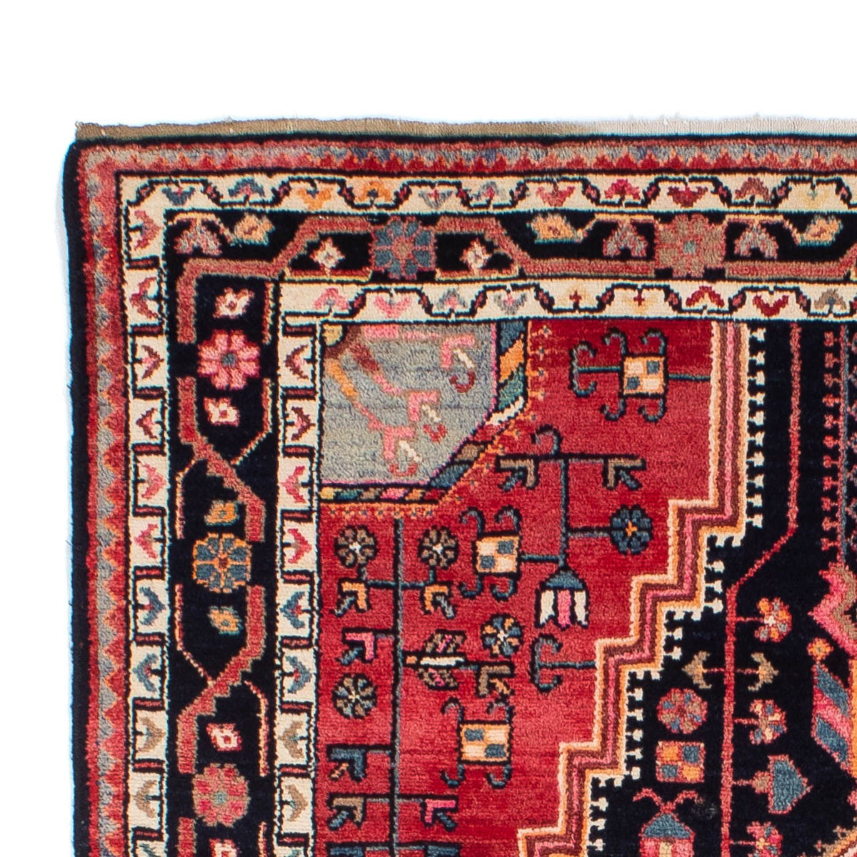 Persisk matta - Nomadic - 220 x 139 cm - mörkblå