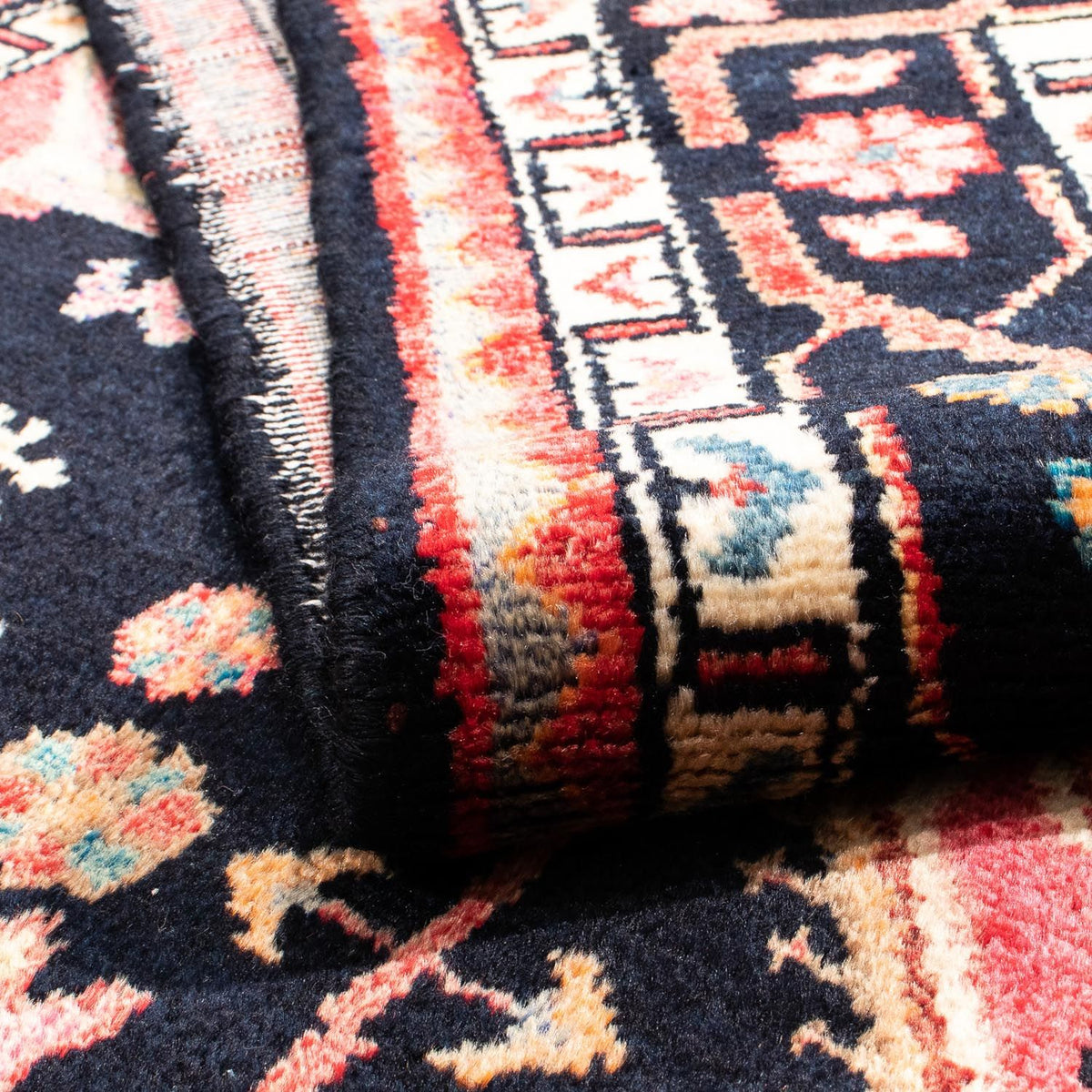 Persisk matta - Nomadic - 220 x 139 cm - mörkblå