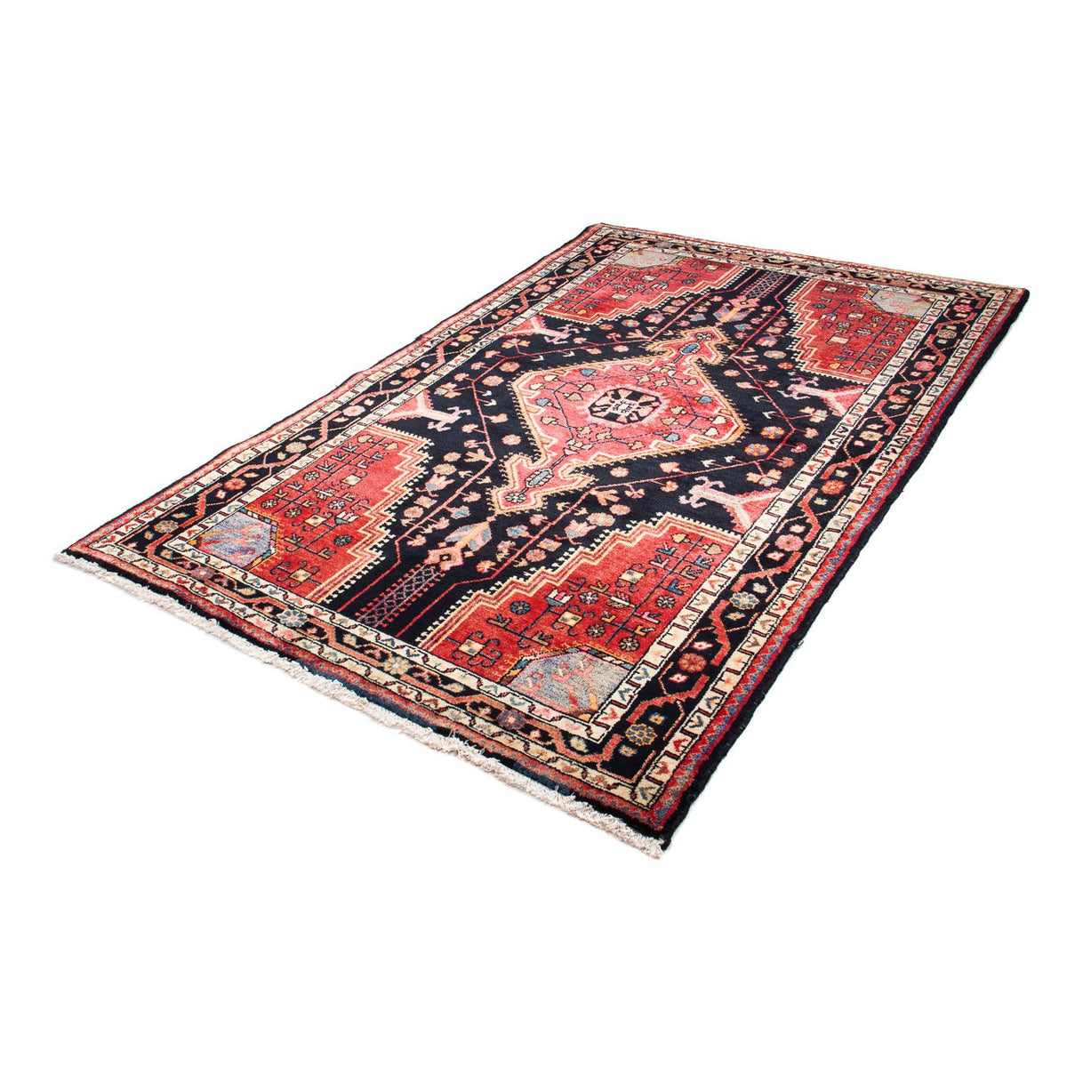 Persisk matta - Nomadic - 220 x 139 cm - mörkblå