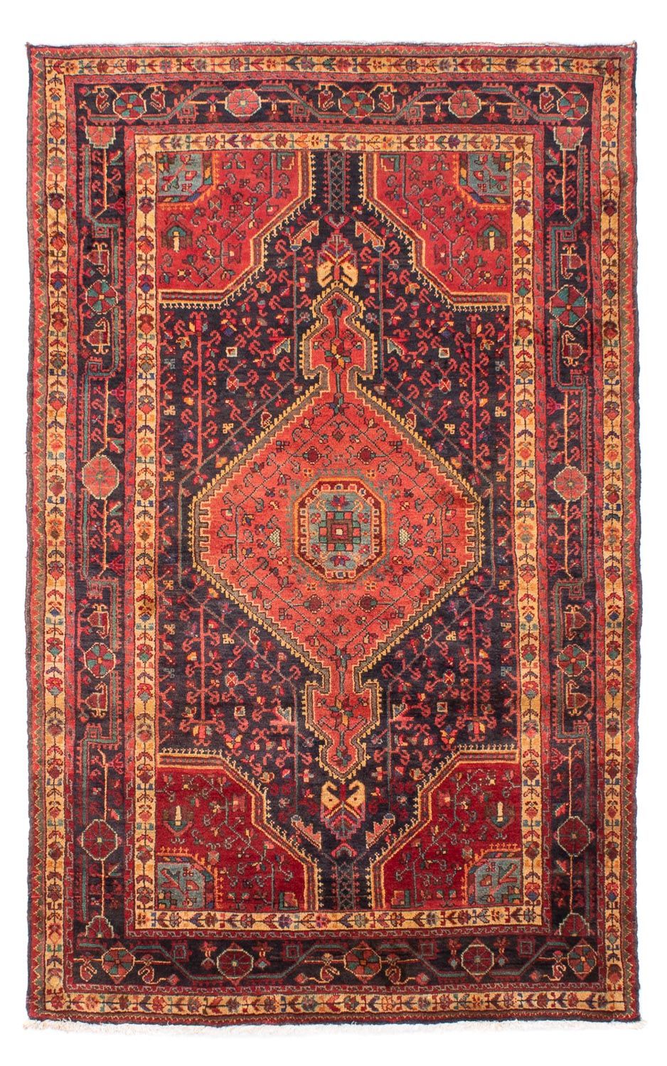 Persisk matta - Nomadic - 218 x 130 cm - mörkblå