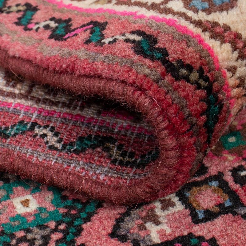 Runner Persisk matta - Nomadic - 398 x 83 cm - mörkröd