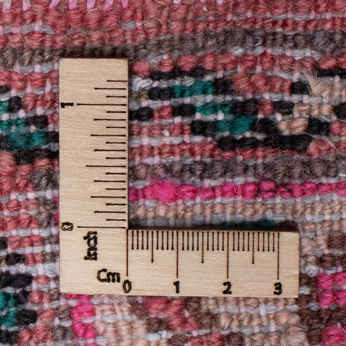 Runner Persisk matta - Nomadic - 398 x 83 cm - mörkröd