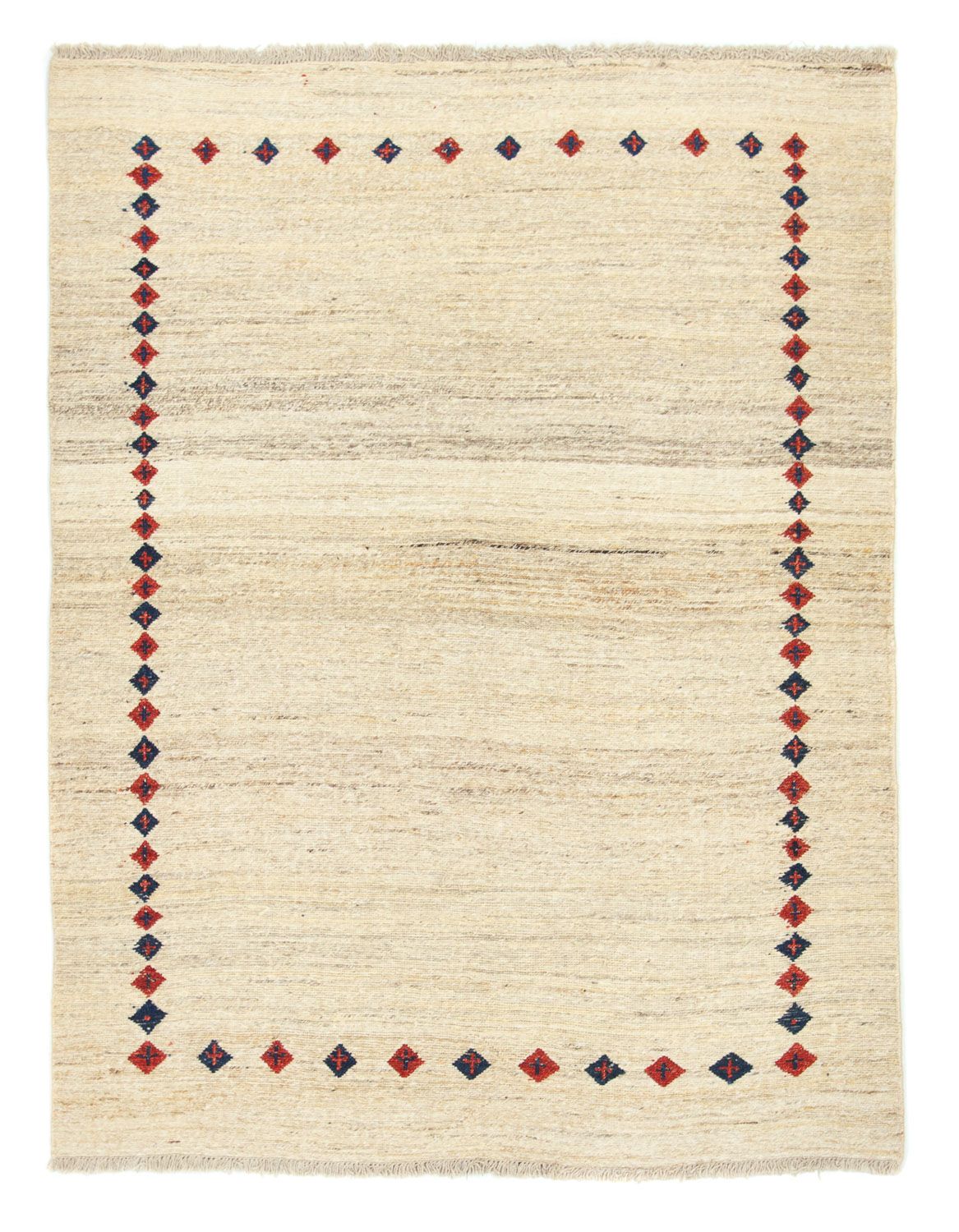 Gabbeh-matta - persisk - 192 x 148 cm - beige