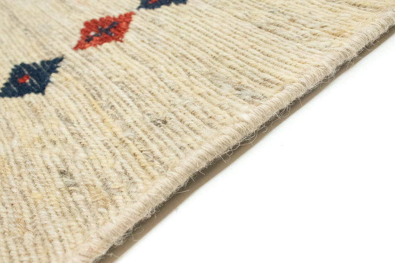Gabbeh-matta - persisk - 192 x 148 cm - beige