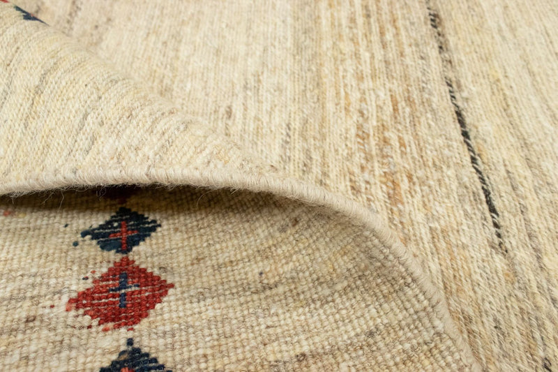 Gabbeh-matta - persisk - 192 x 148 cm - beige