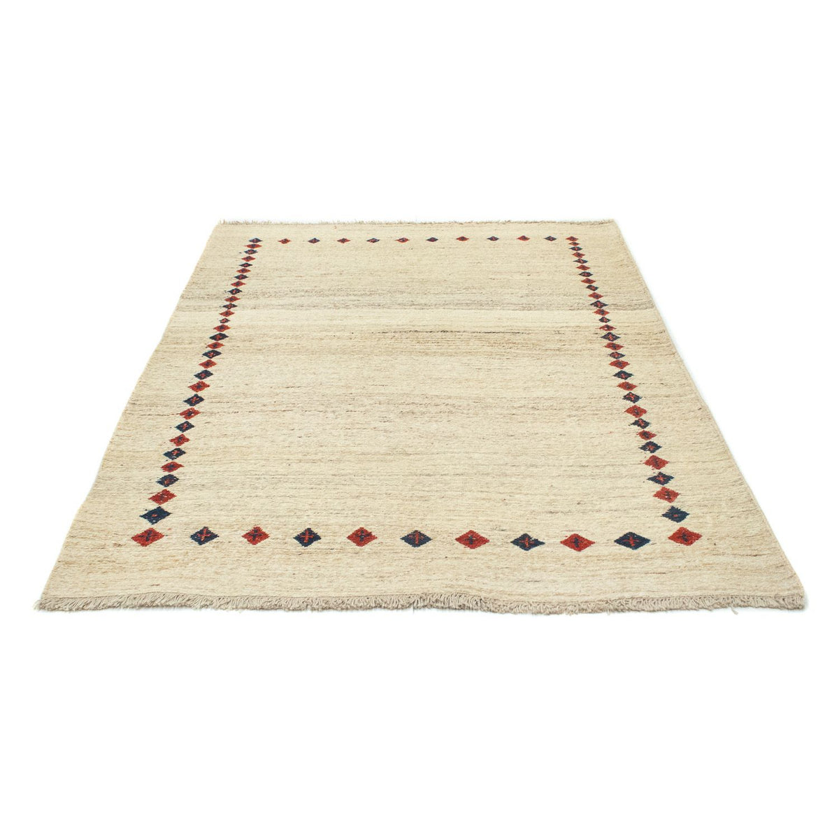 Gabbeh-matta - persisk - 192 x 148 cm - beige