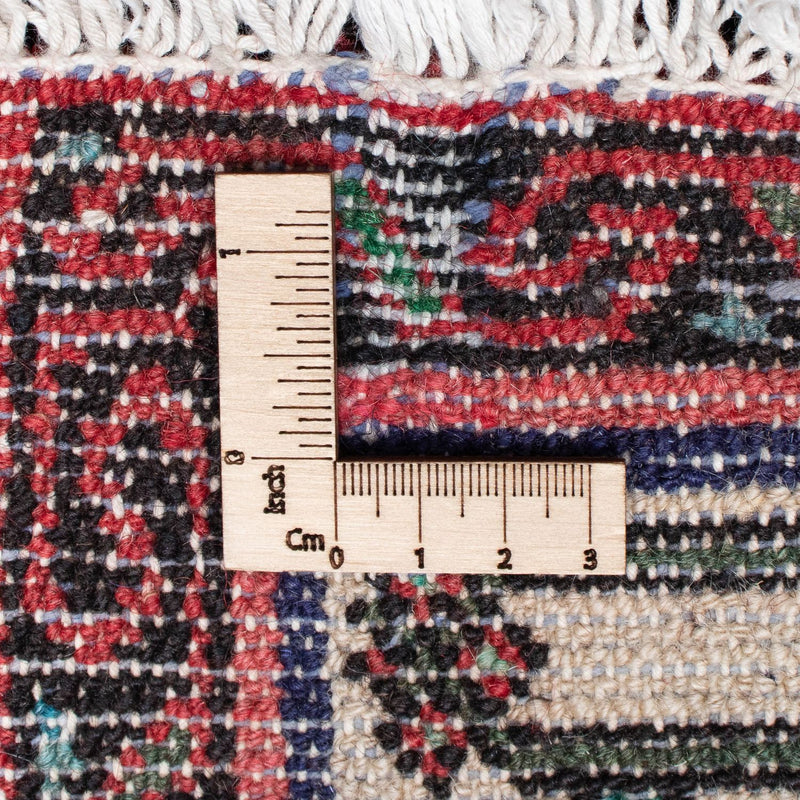 Runner Persisk matta - Nomadic - 397 x 84 cm - mörkröd