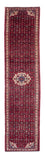 Runner Persisk matta - Nomadic - 410 x 85 cm - mörkröd