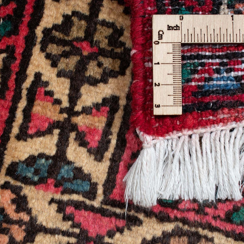 Persisk matta - Nomadic - 91 x 70 cm - mörkröd