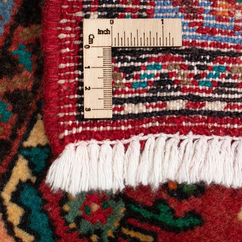 Persisk matta - Nomadic - 92 x 61 cm - mörkröd