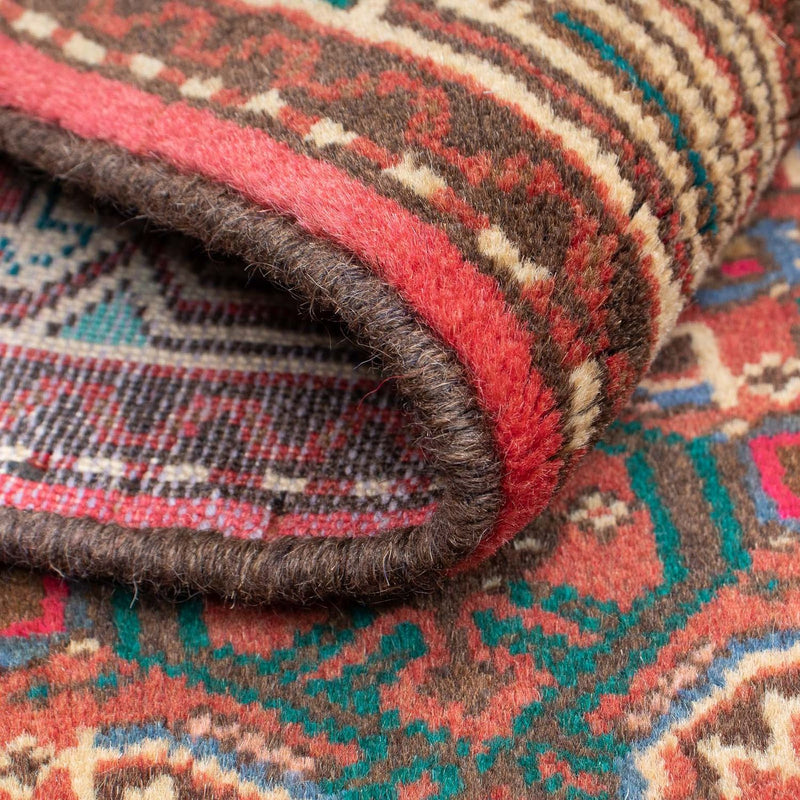 Persisk matta - Nomadic - 96 x 63 cm - mörkröd