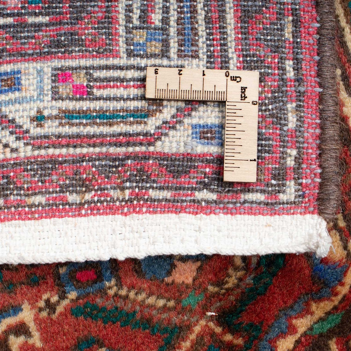 Persisk matta - Nomadic - 96 x 63 cm - mörkröd