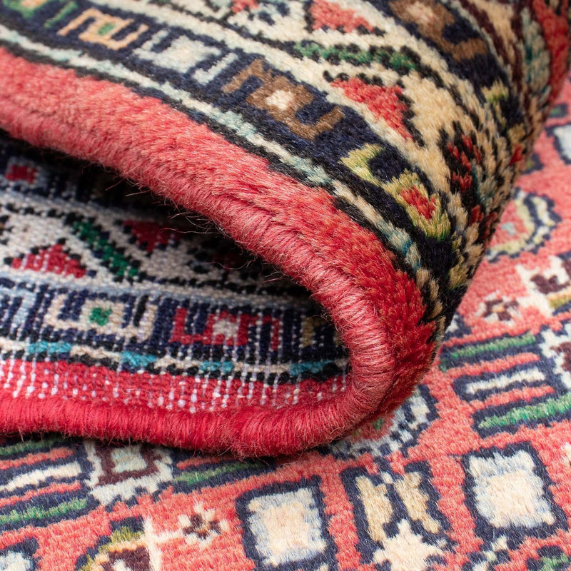 Persisk matta - Nomadic - 95 x 63 cm - mörkröd