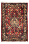 Hosseinabad Mattan 63x93cm - Persisk matta - Rektangulär / Mörkröd / 63 x 93 cm Rektangulär