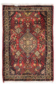 Persisk matta - Nomadic - 93 x 63 cm - mörkröd