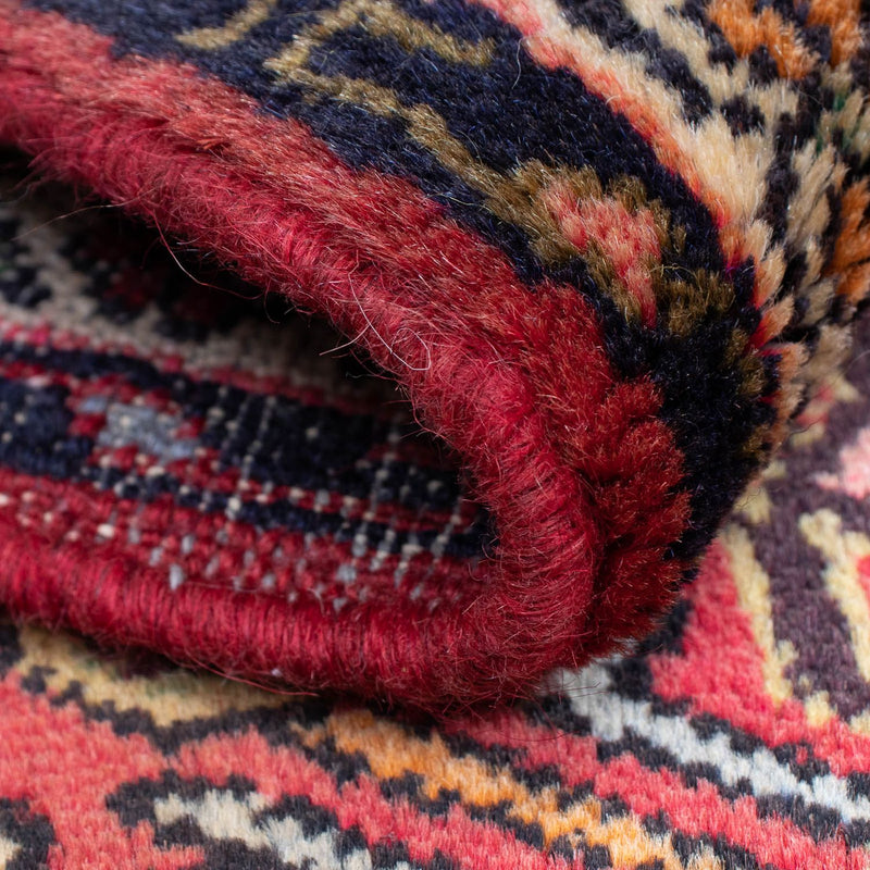 Persisk matta - Nomadic - 93 x 63 cm - mörkröd