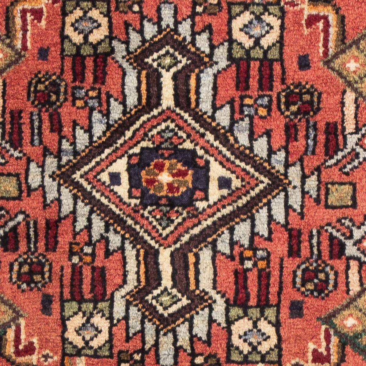 Persisk matta - Nomadic - 90 x 61 cm - ljusröd