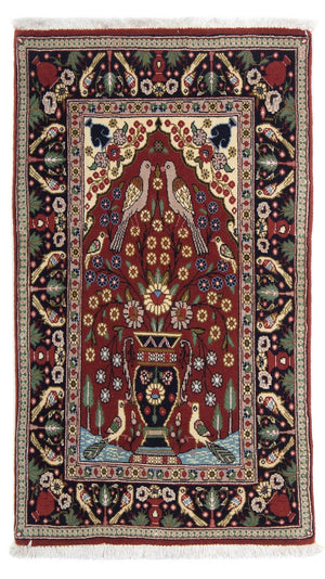 Persisk matta - Classic - 104 x 63 cm - mörkröd