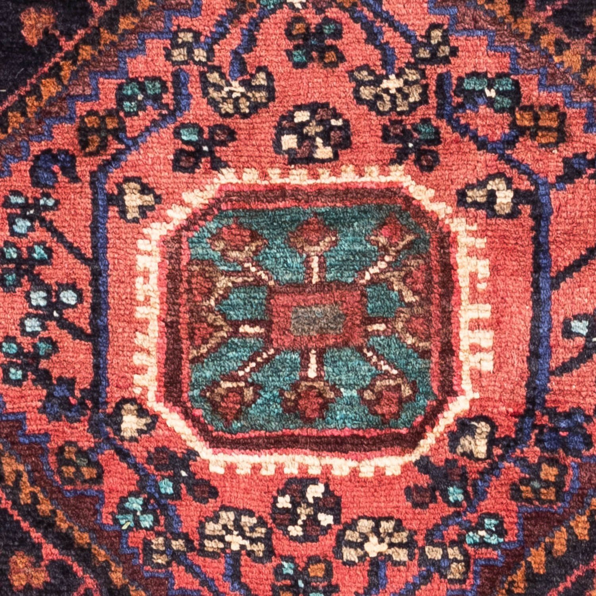 Persisk matta - Nomadic - 142 x 89 cm - mörkblå