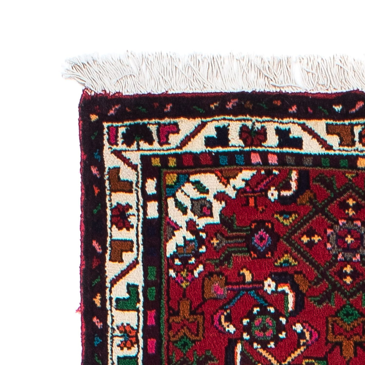 Runner Persisk matta - Nomadic - 298 x 72 cm - mörkröd