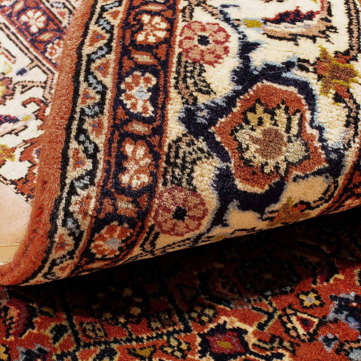 Persisk matta - Bijar - 162 x 106 cm - rosa