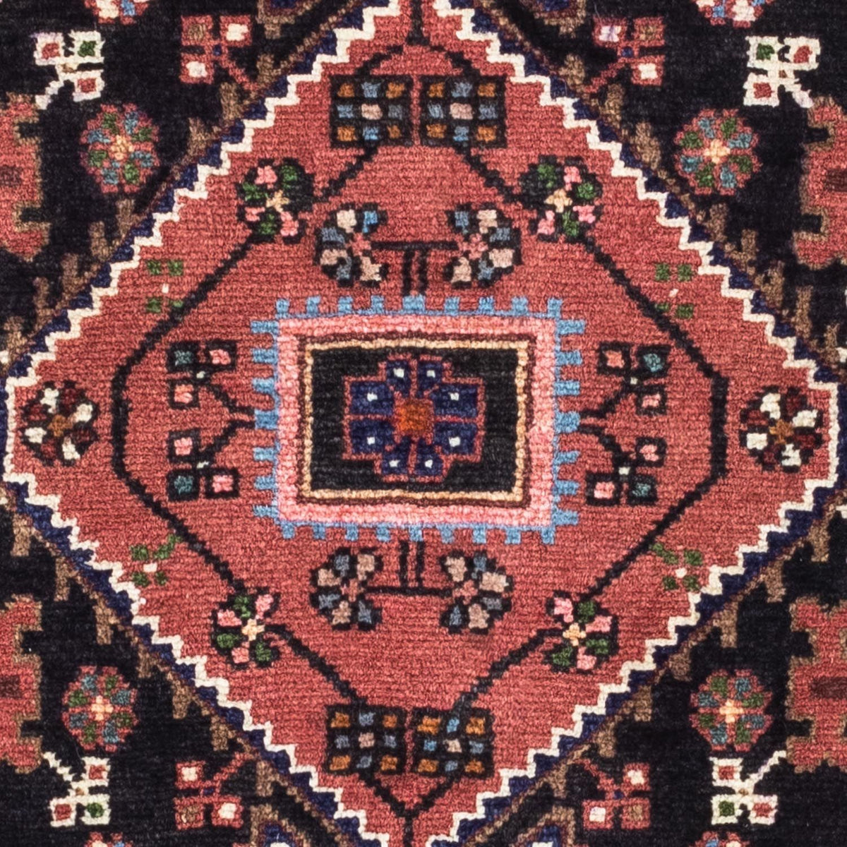 Persisk matta - Nomadic - 108 x 78 cm - mörkblå