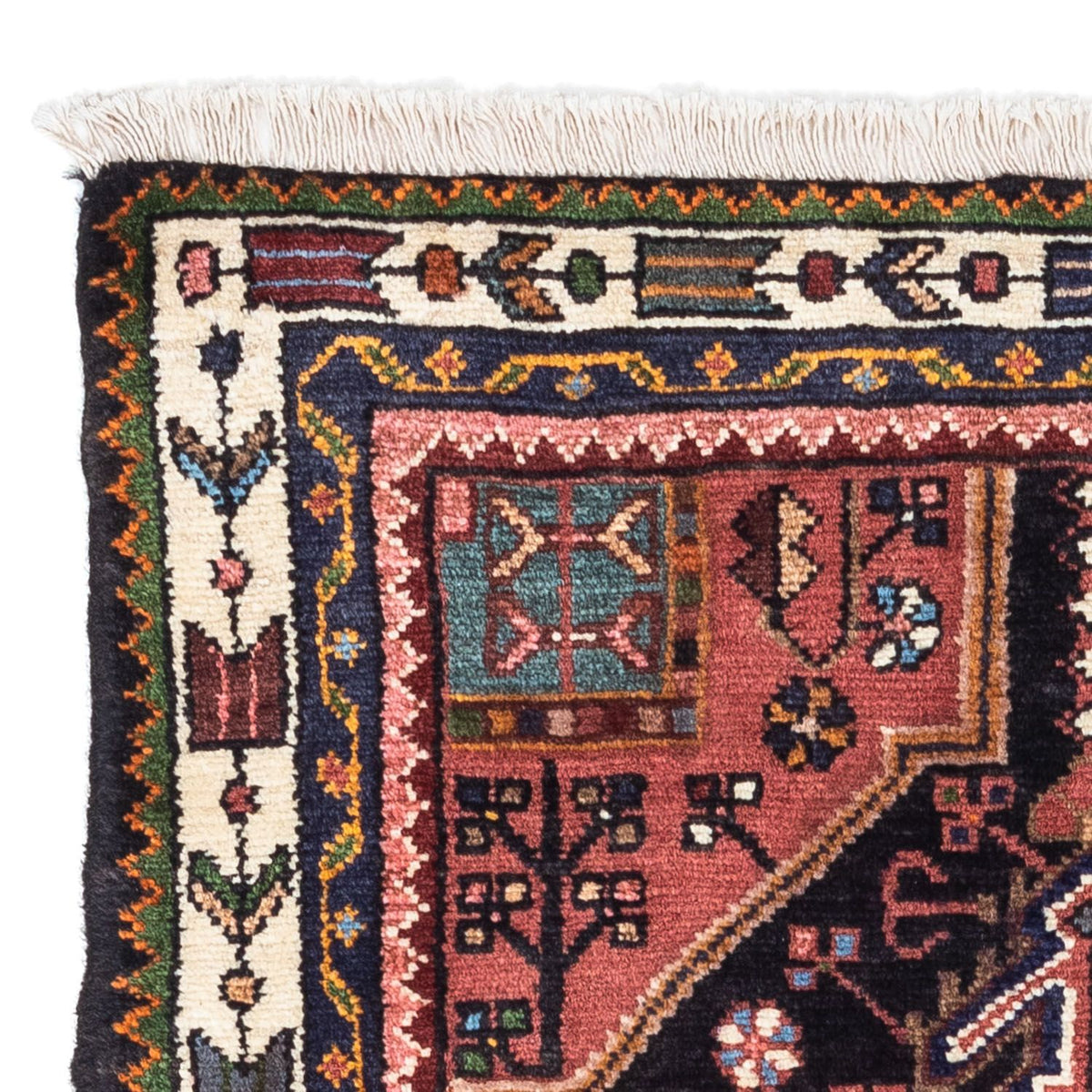 Persisk matta - Nomadic - 108 x 78 cm - mörkblå