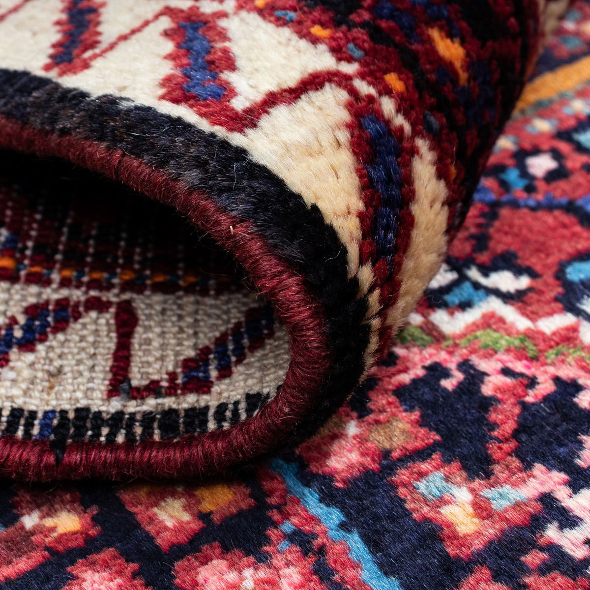 Persisk matta - Nomadic - 145 x 75 cm - mörkblå